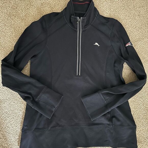 Men’s New England Patriots Tommy Bahama 3/4 zip pullover. Size medium - Picture 1 of 5